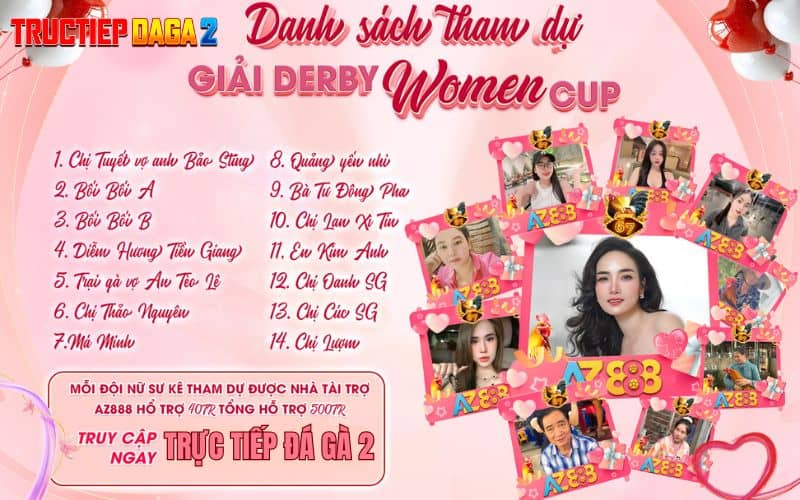 Danh sách các nữ sư kê tham gia Danh sách các nữ sư kê tham gia